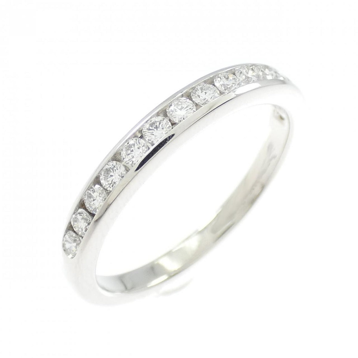 Tiffany Half Circle Channel Setting Ring