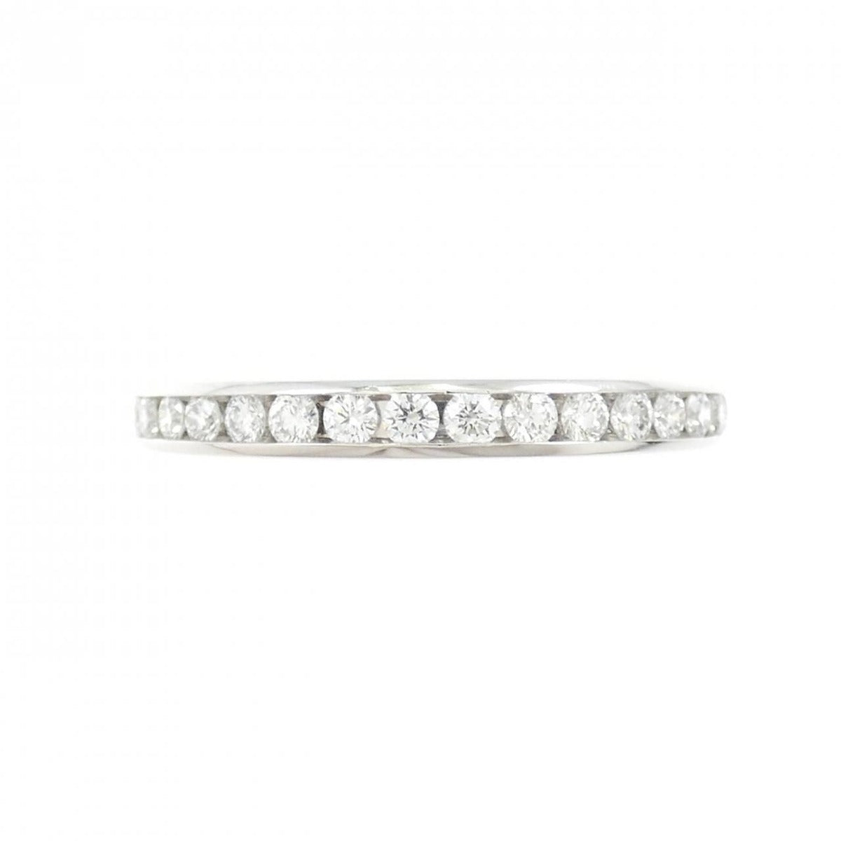 Tiffany Half Circle Channel Setting Ring — view 2