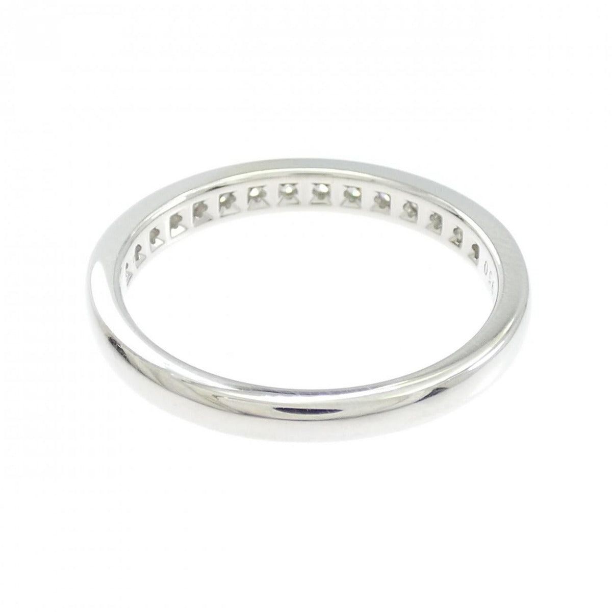 Tiffany Half Circle Channel Setting Ring — view 4