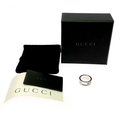 Gucci Silver Logo Ring 925 Engraved