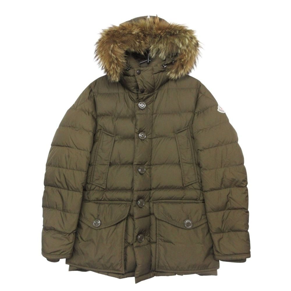 Moncler Down Jacket Cluny Coat Short Koyo Tefa Hooded Khaki
