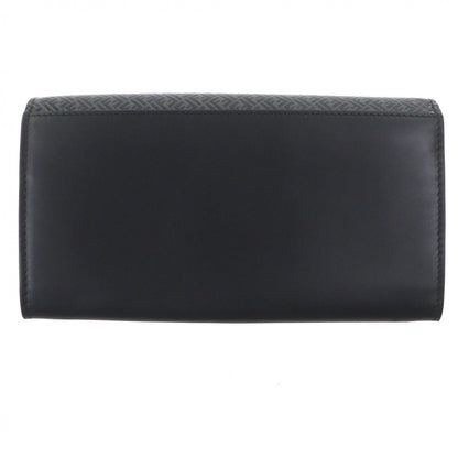Fendi Leather Micro Zucca Wallet Bifold Black — view 3