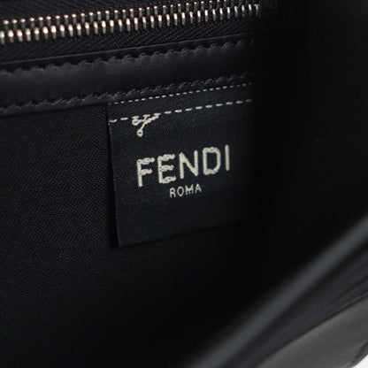 Fendi Leather Micro Zucca Wallet Bifold Black — view 10