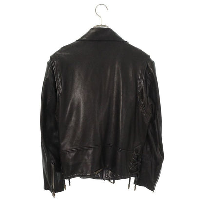 Chrome Hearts JJ DEAN Hermes Lined Dagger Zip Rider Leather — view 2