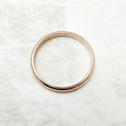 Cartier Wedding Band Pink Gold Ring 56 — view 5