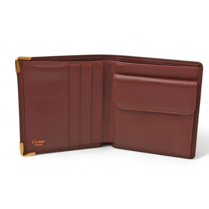 Cartier Fold Wallet Vintage Must de Cartier Bordeaux — view 7