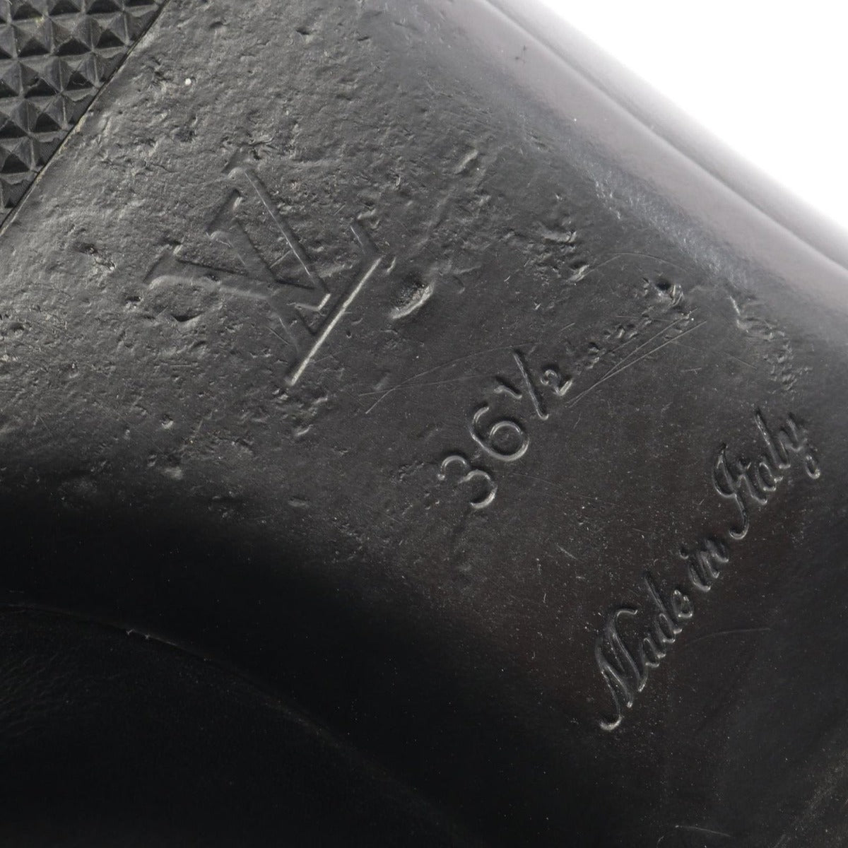 Louis Vuitton Loafers Black Leather B — view 6