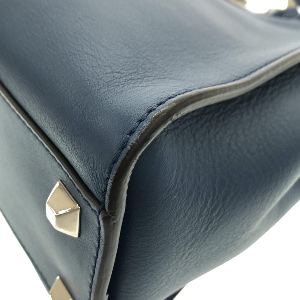 Fendi Peekaboo Bag Handbag Blue — view 2