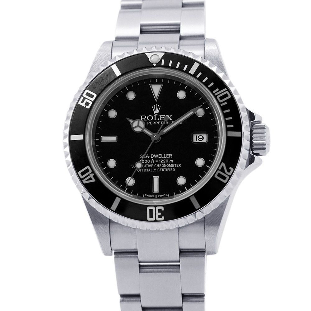 Rolex Sea Dweller D Number Watch Black Dial