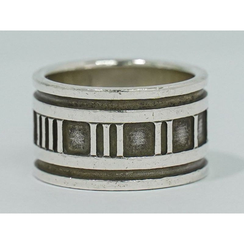 Tiffany & Co Atlas Wide 925 Ring Size 14 Silver — view 2