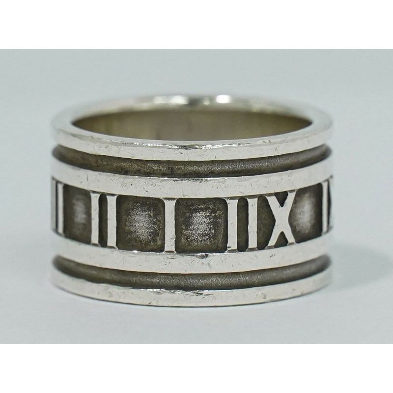 Tiffany & Co Atlas Wide 925 Ring Size 14 Silver — view 3