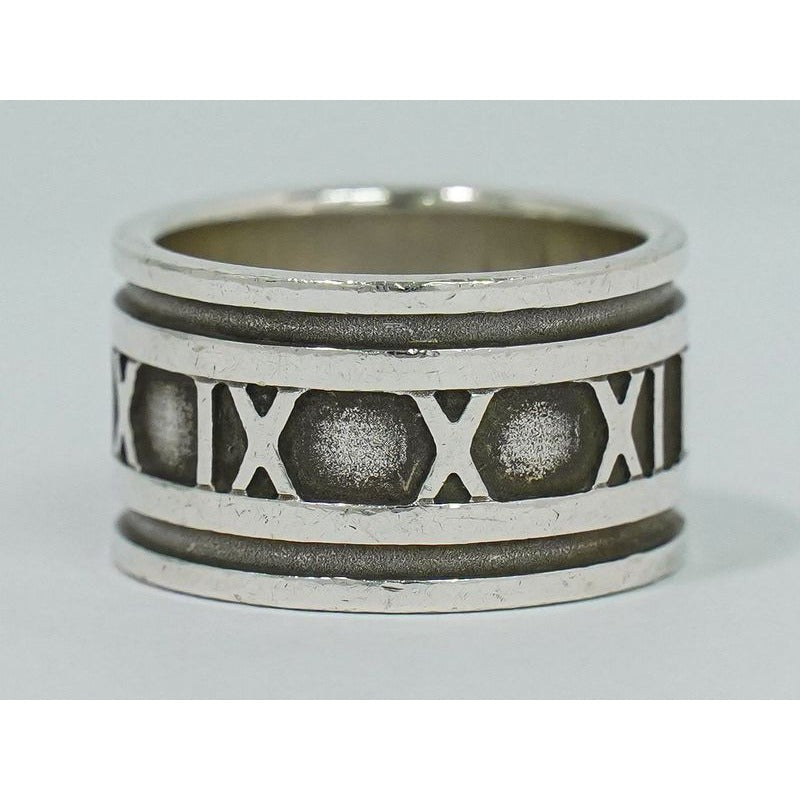 Tiffany & Co Atlas Wide 925 Ring Size 14 Silver — view 4