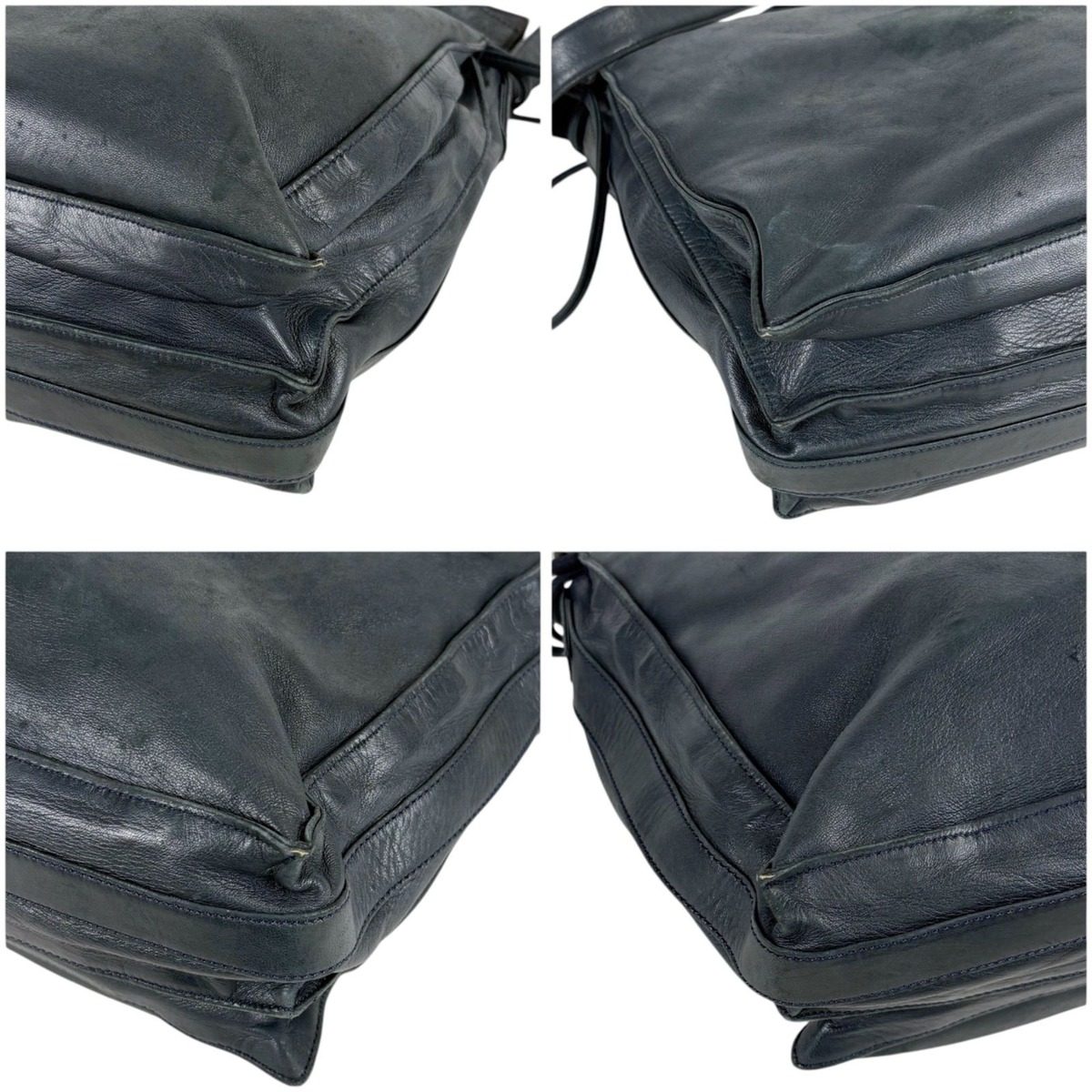 Loewe Drawstring Shoulder Bag Nappa Leather Flamenco Anagram Logo — view 7