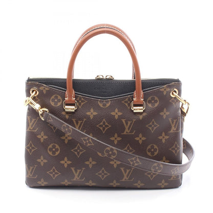 Louis Vuitton Handbag Pallas BB Noir Black Canvas Leather