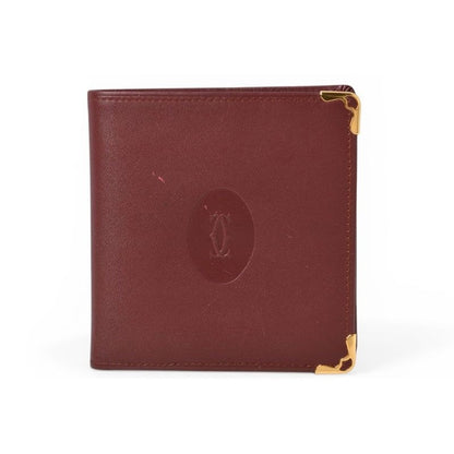 Cartier Fold Wallet Bifold Vintage Must de Cartier
