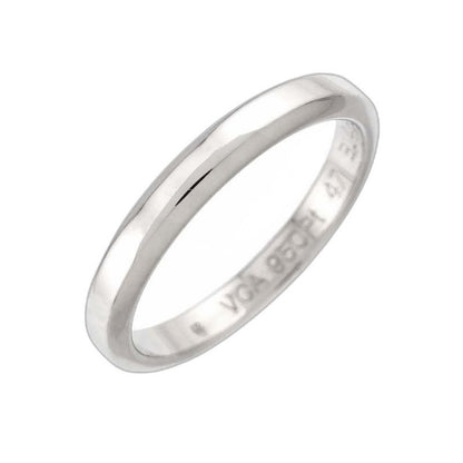 Van Cleef & Arpels Tendrement 47 Ring Width Pt Platinum