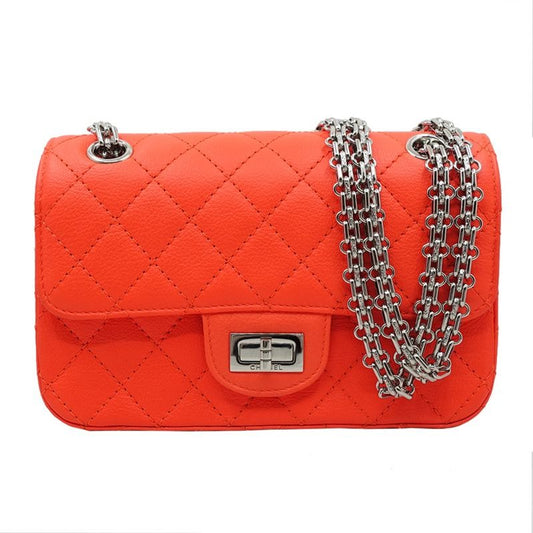 Chanel 2.55 Shoulder Bag Around 2019 Chain Cuff Leather
