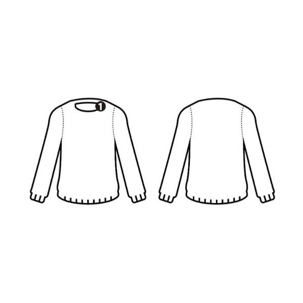 Celine Knit Sweater Ivory — view 8