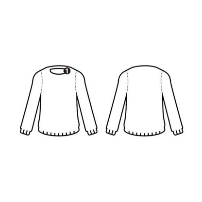 Celine Knit Sweater Ivory — view 8