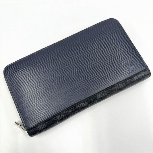 Louis Vuitton Zippy Organizer NM Wallet Epi Damier Graphite Taiga