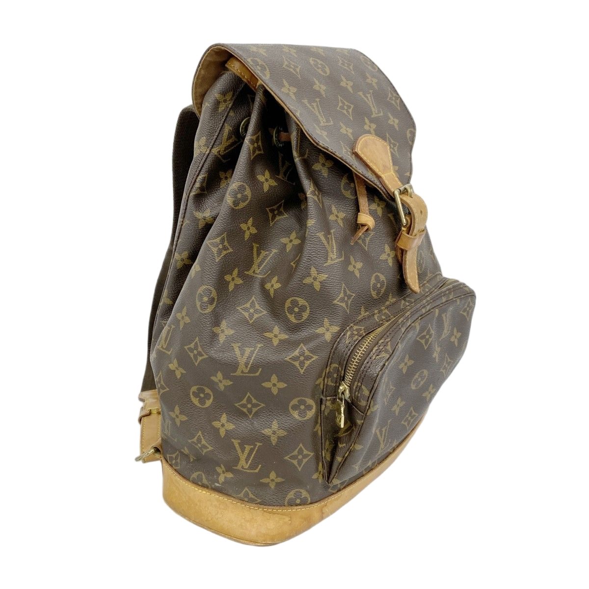 Louis Vuitton Backpack Monogram Montsouris GM Brown — view 2