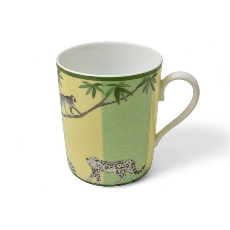 Hermes Mug Ceramic Africa Green White