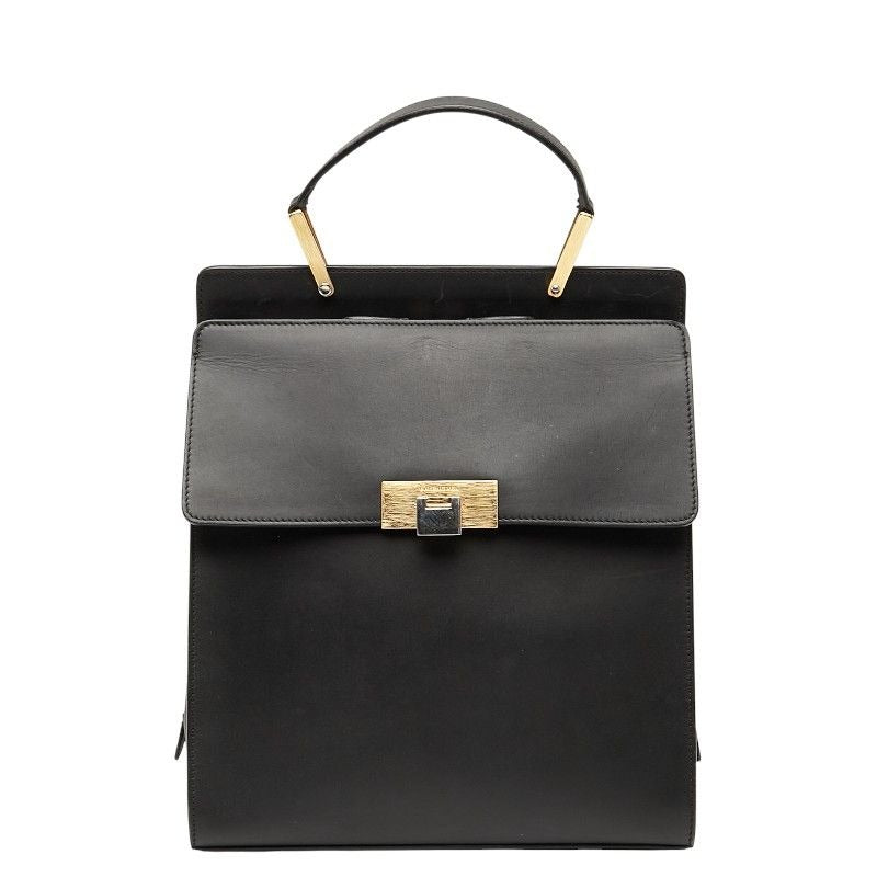 Balenciaga Backpack Black Leather
