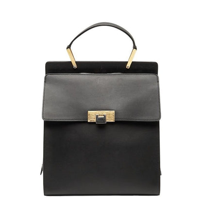 Balenciaga Backpack Black Leather