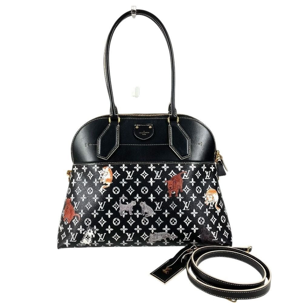 Louis Vuitton Shoulder Bag Alma Small Leather Noir Black