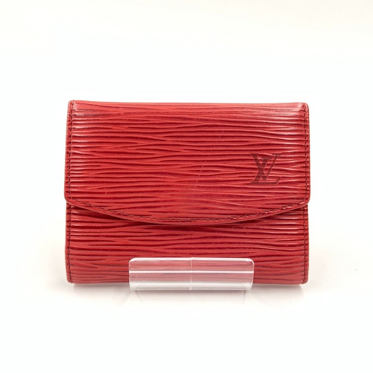 Louis Vuitton Epi Porte-Monnaie Sample Coin Purse Red