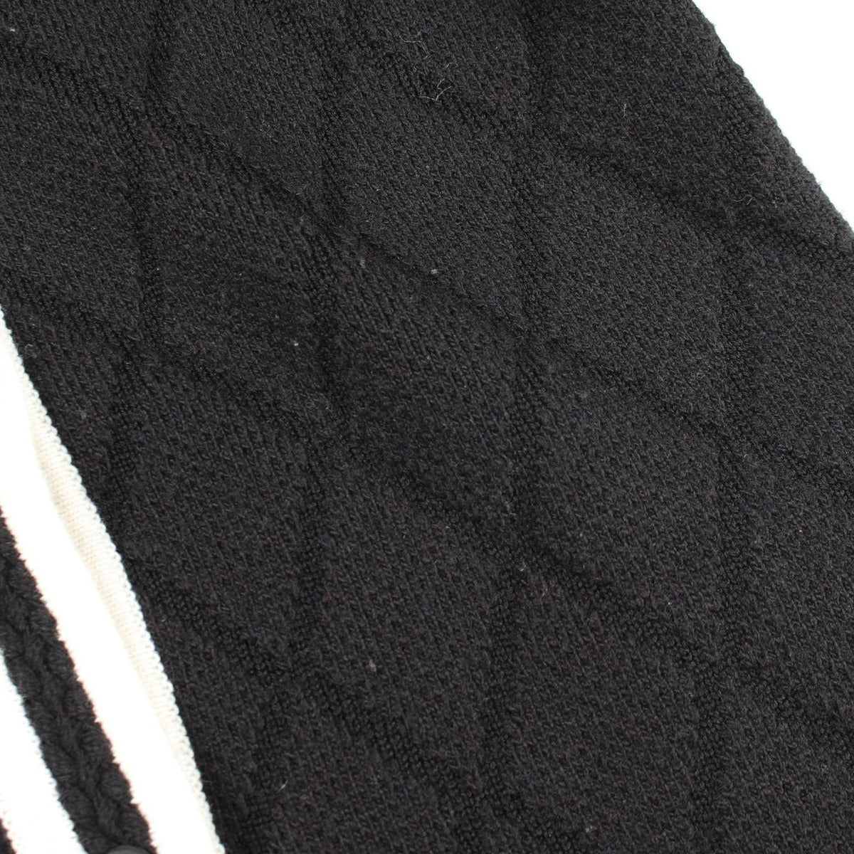 Gucci Cardigan Interlocking Button Black Wool Long — view 6