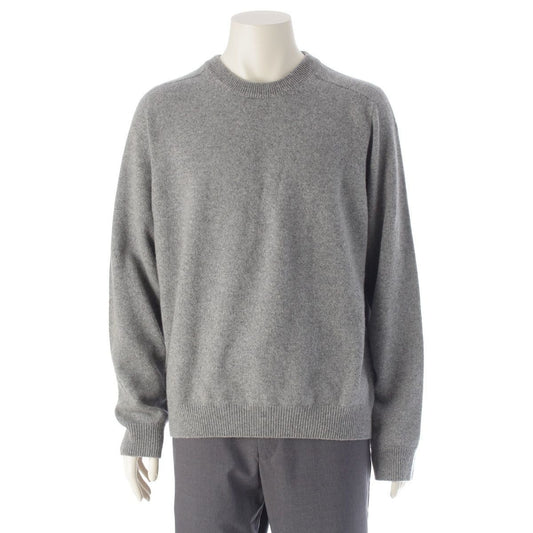 Celine Triomphe Cashmere Knit Sweater Gray XXL