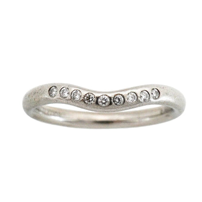 Tiffany & Co Ring T Cube Band Platinum Diamond — view 2