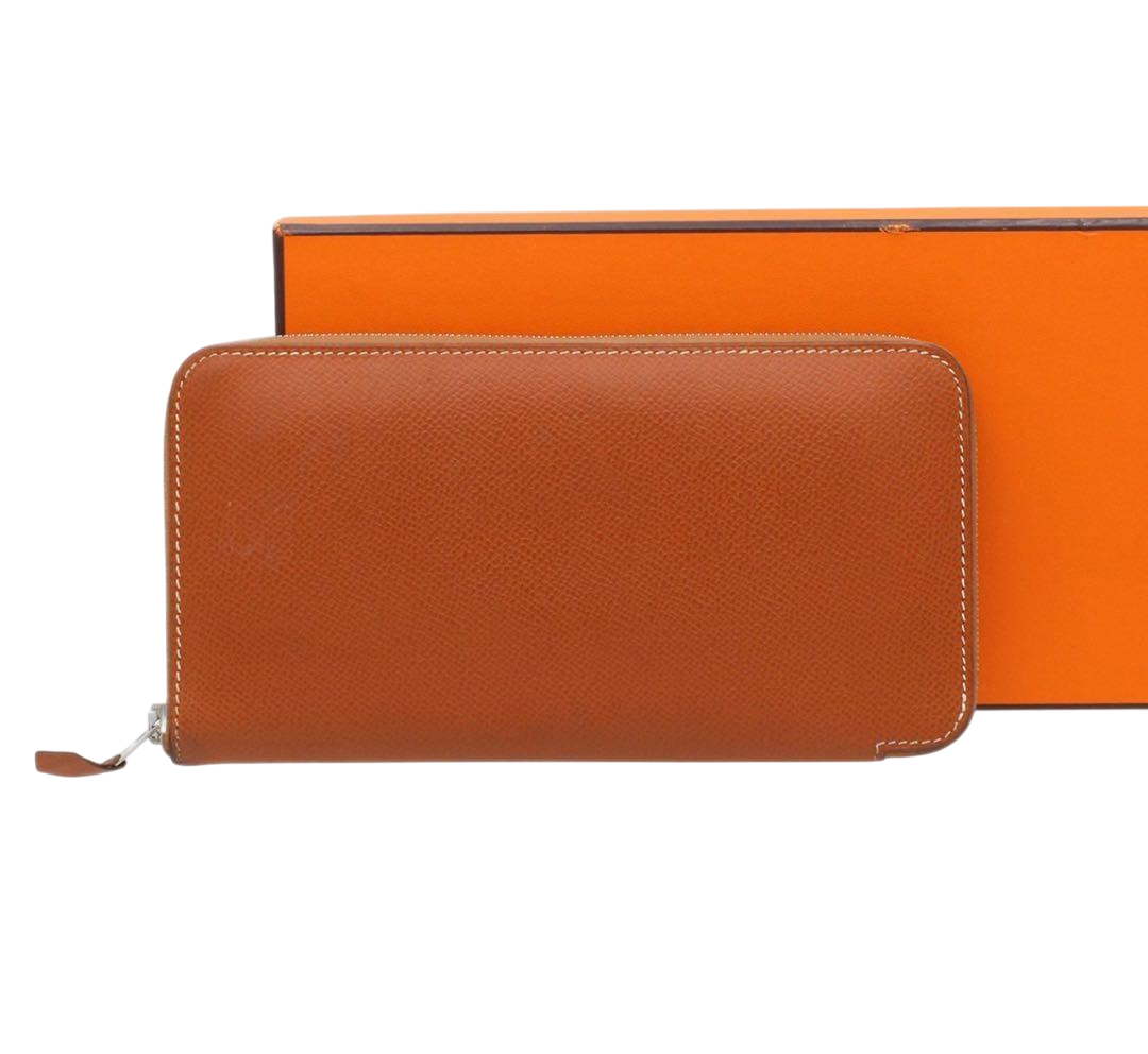 Hermes Azap Long Vaux Epson All Leather Long Wallet