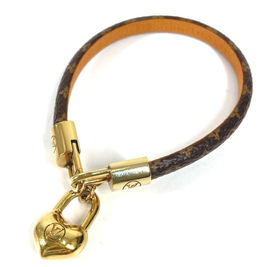Louis Vuitton Bracelet Cles Easy in Lock Monogram Canvas Brown
