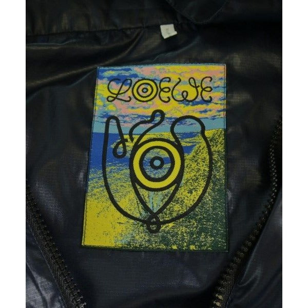Loewe Mountain Hoodie Polyester Black Navy X Blue — view 3