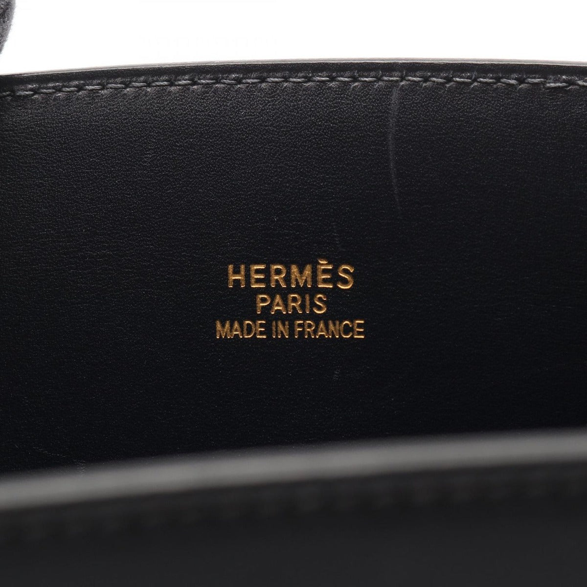 Hermes Handbag White Bath Up Blue Indigo — view 4