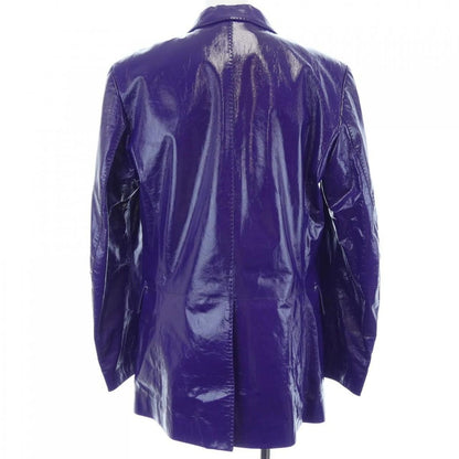 Gucci Leather Jacket Purple — view 2