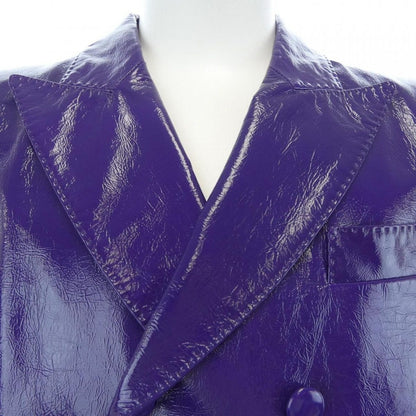 Gucci Leather Jacket Purple — view 6