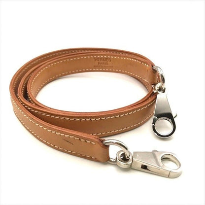Hermes Kelly Bolide Silver Leather Shoulder Strap Bag Beige