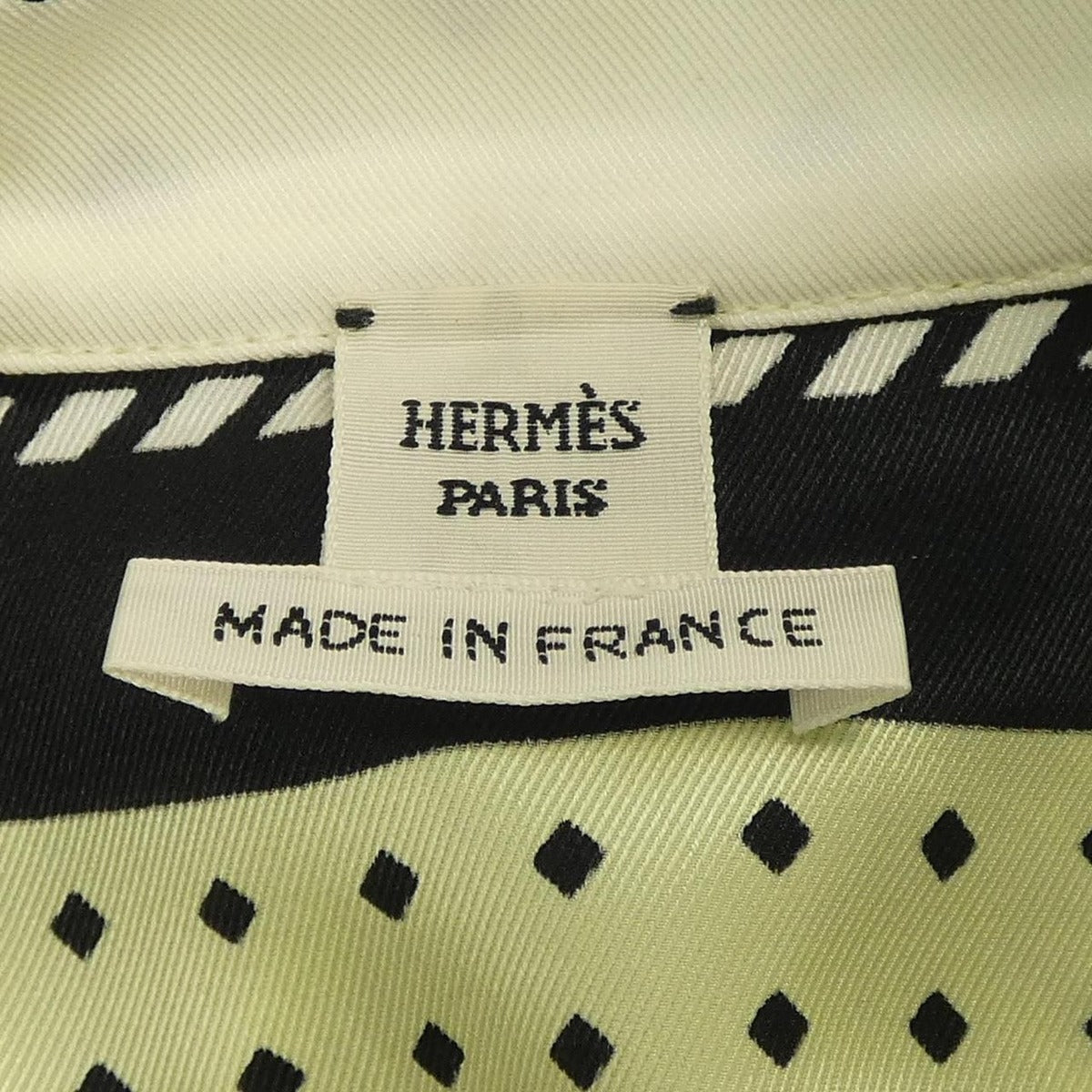 Hermes Harnais de Cour Twill Rene Dress Yellow — view 4