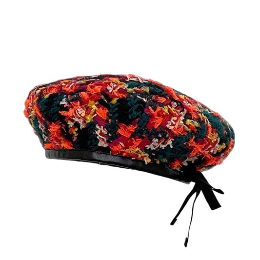 Gucci Beret Green Red Black GG Marmont
