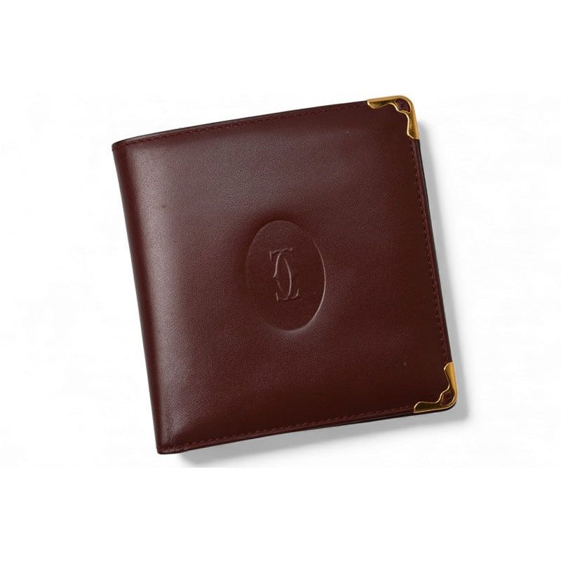 Cartier Fold Wallet Vintage Must de Cartier Bordeaux — view 2