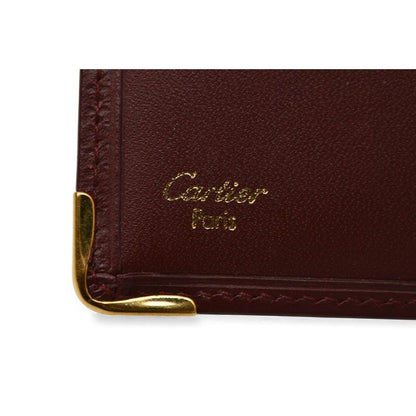 Cartier Fold Wallet Vintage Must de Cartier Bordeaux — view 8