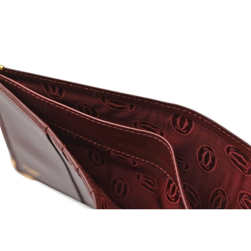 Cartier Fold Wallet Vintage Must de Cartier Bordeaux — view 9