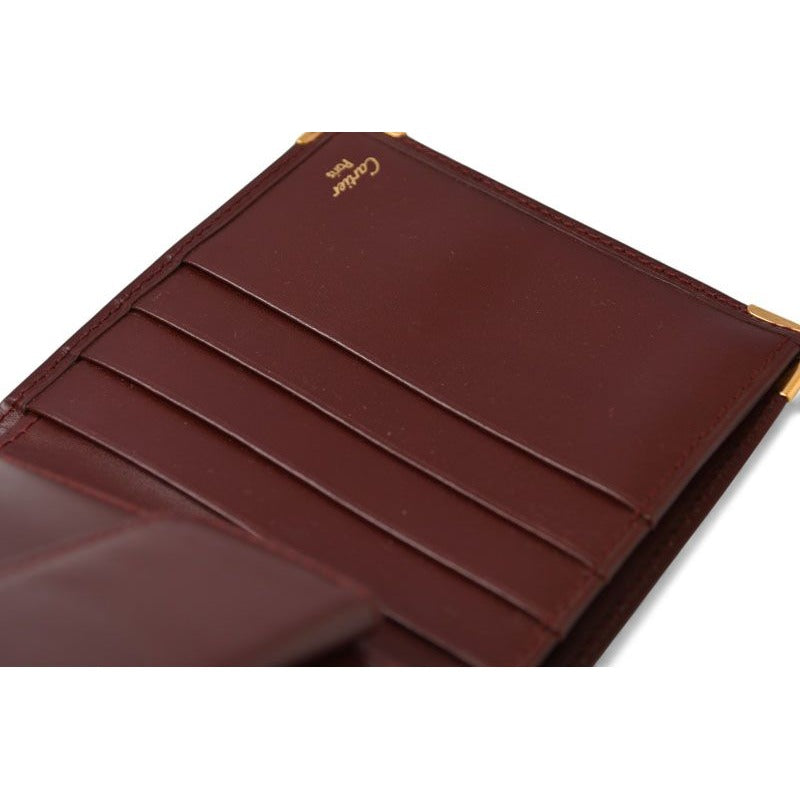 Cartier Fold Wallet Vintage Must de Cartier Bordeaux — view 10