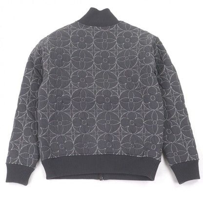 Louis Vuitton Monogram Lvlogo Zip Sle Quilted Jacket Gray XS — view 4