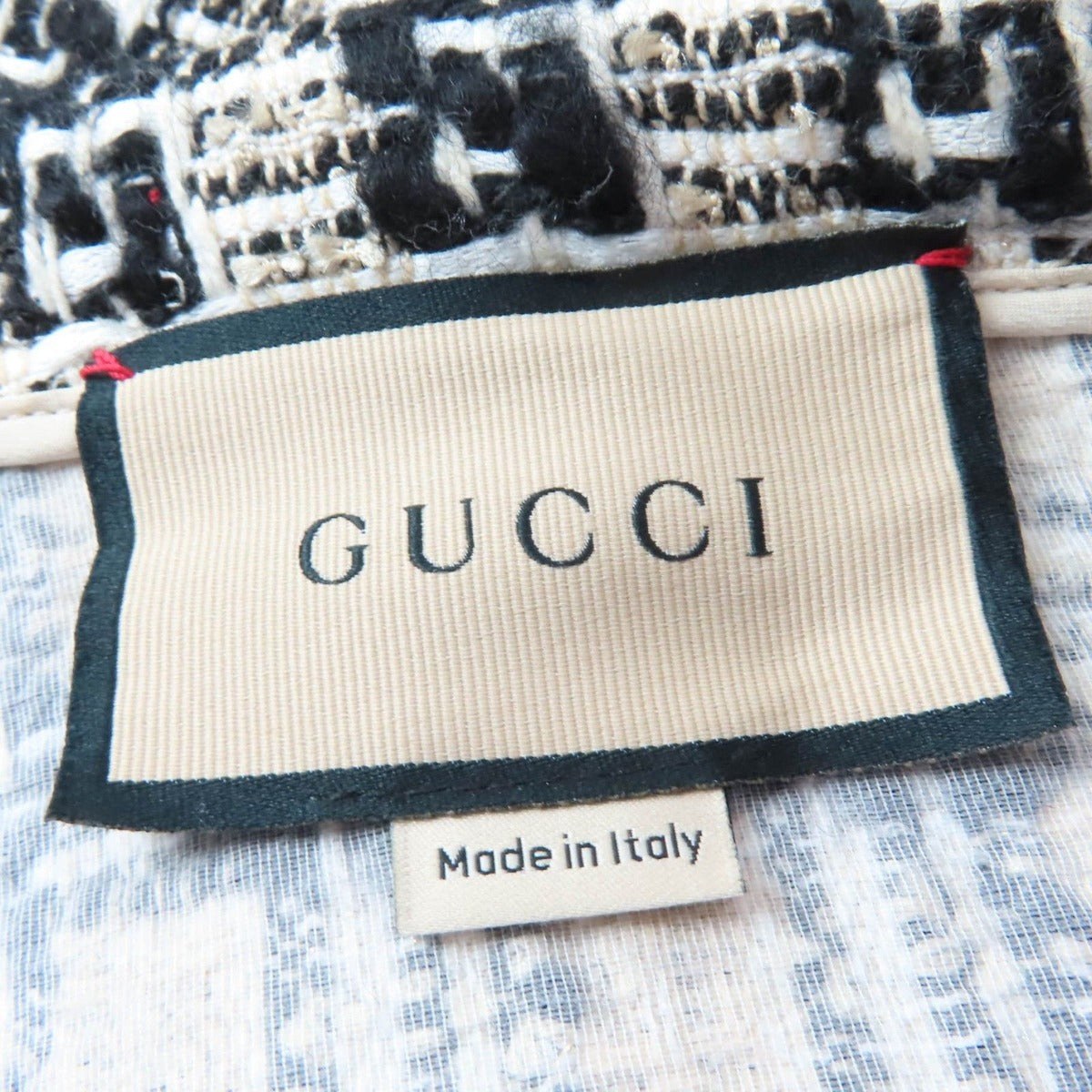 Gucci Cotton Wool Logo Dress — view 7