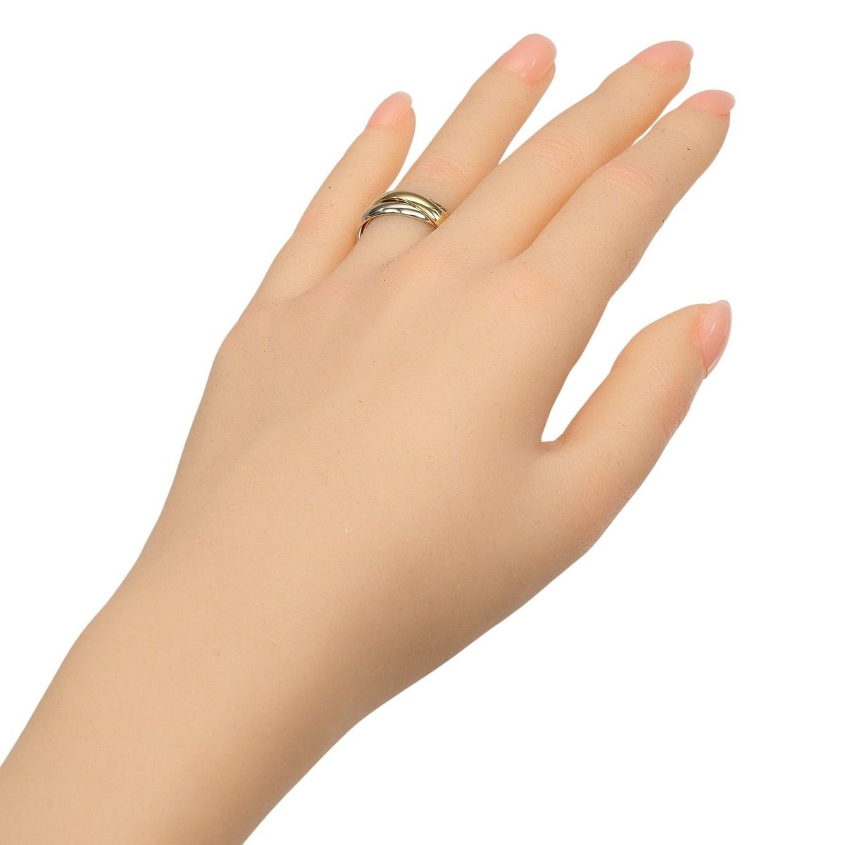 Cartier Trinity mm Band 18k Gold Ring — view 2