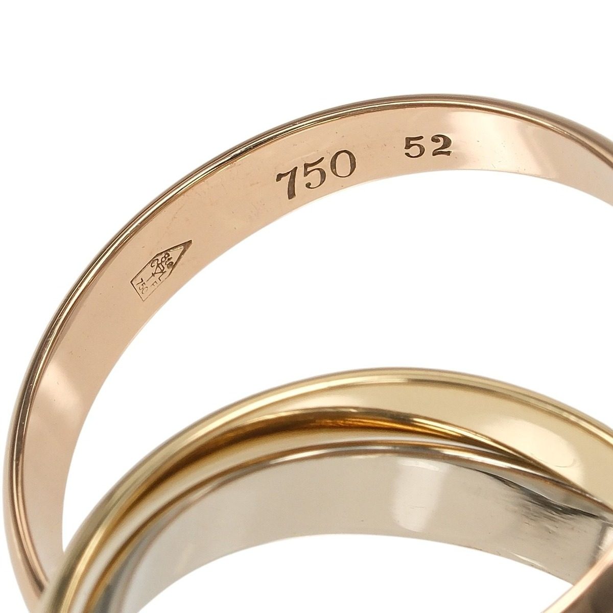 Cartier Trinity mm Band 18k Gold Ring — view 5